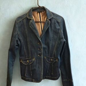 The Limited Vintage Women's Jean  Denim Jacket Size Large